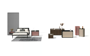 ELLINGTON - Bilaminate sideboard with doors by Guzzini & Fontana - view 3